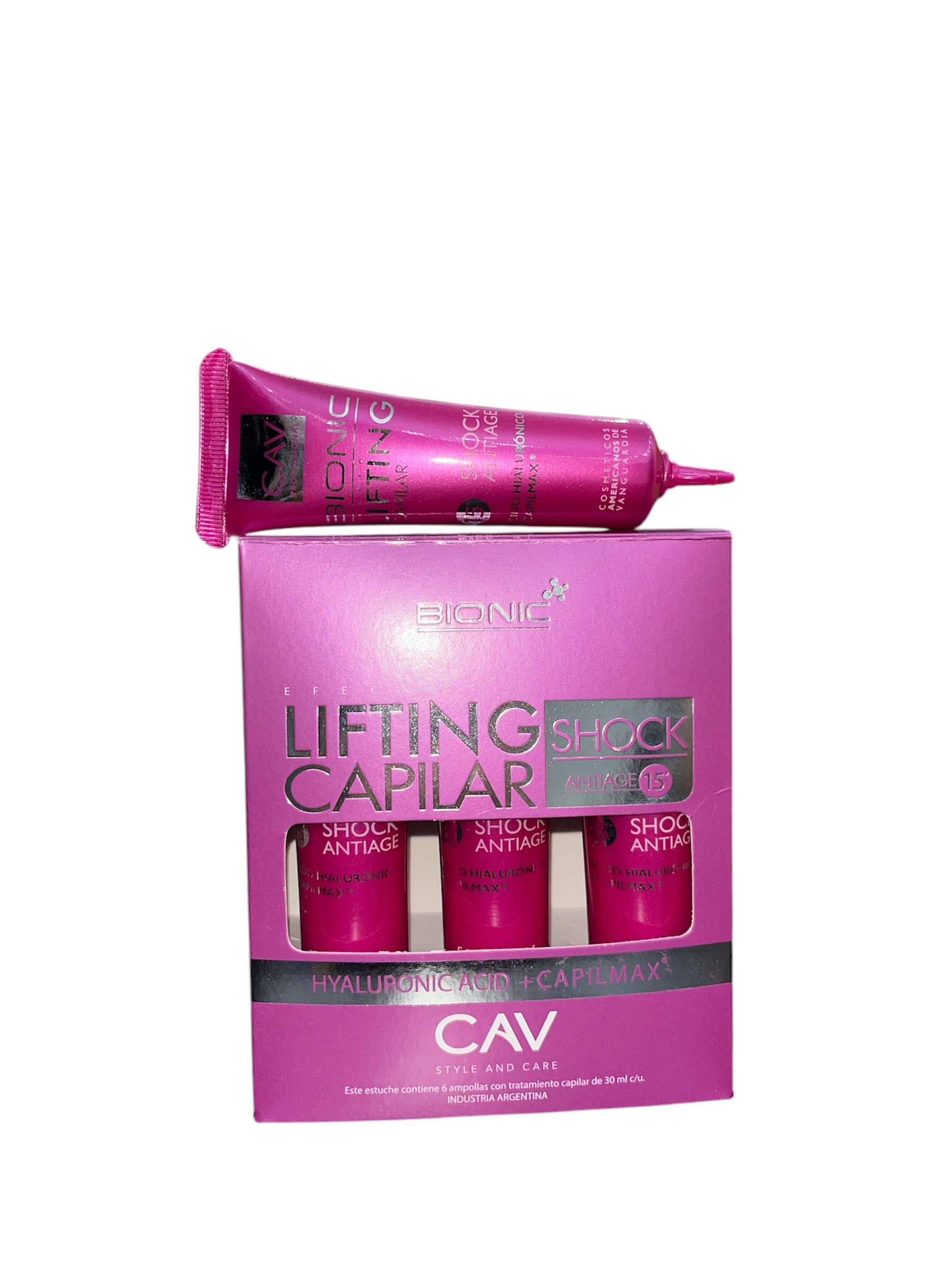 LINEA LIFTING  Ampolla Antiage Acido Hialuronico y Capilmax X 30 grs CAV